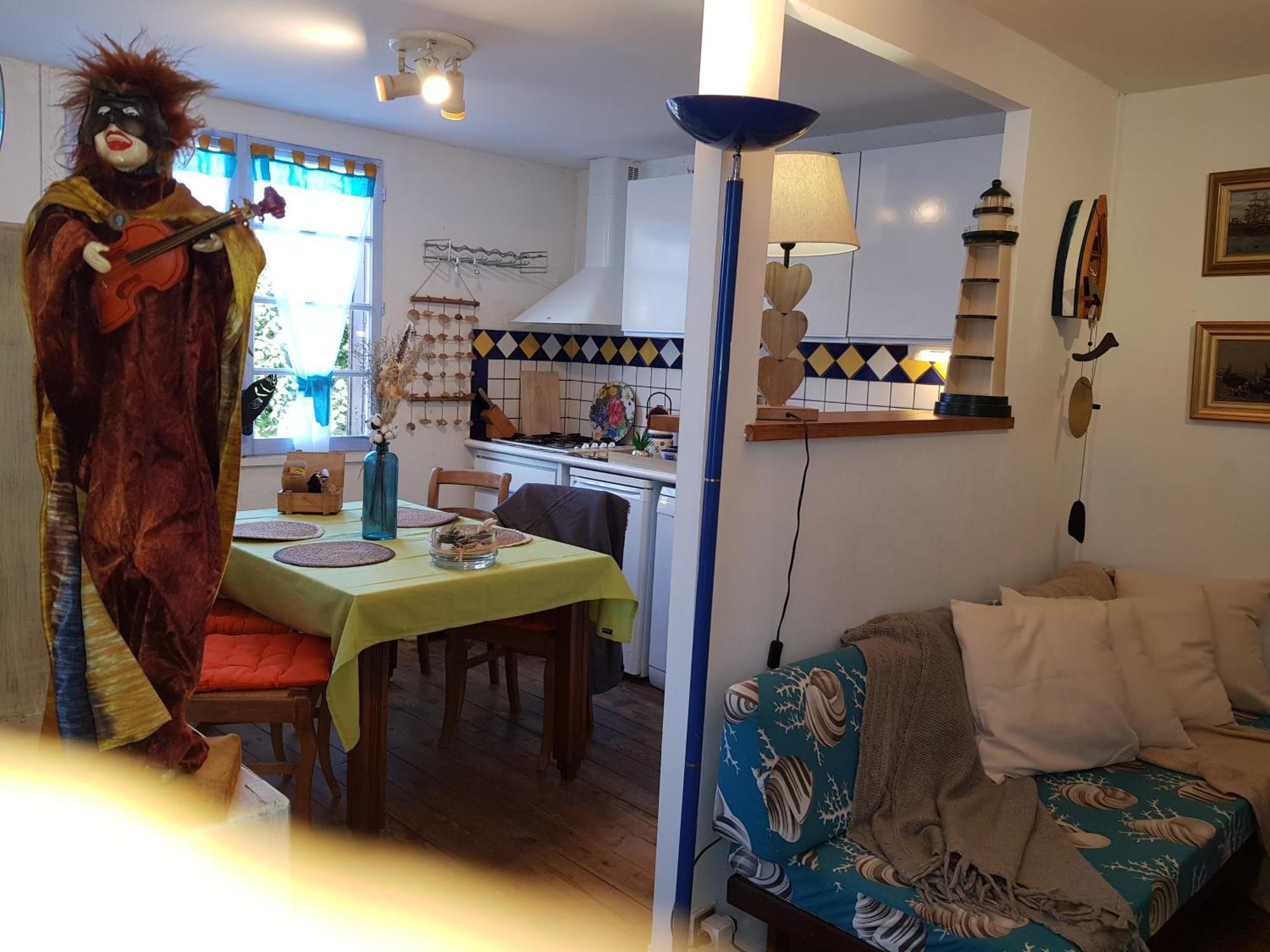 Herm'S Petite Maison Atypique Et Cour Privative - Avenue Du Marche - Ideal Couple Ou Jeunes Parents 卡布尔 外观 照片